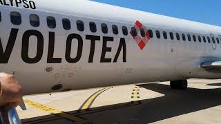 Volotea Boeing Take off Olbia airport Sardinia [upl. by Lanita43]