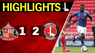 SUNDERLAND 12 CHARLTON  Sky Bet League One Highlights April 2021 [upl. by Dame678]