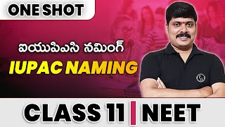 IUPAC NAMING in 1 Shot  All Concepts amp PYQs Covered Class 11  NEET [upl. by Hurlbut942]