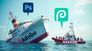 How to get Photoshop for FREE almost  Photoshop vs Photopea comparison [upl. by Ahsekyw330]