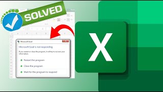 7 Best Ways How to Fix Microsoft Excel Not Responding Error with Ease  Excel Tech amp Tricks [upl. by Elak728]