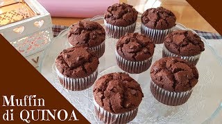 Muffins senza glutine e senza latticini  quinoa e cioccolato [upl. by Dnomsad]