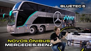 😎NOVOS ÔNIBUS MercedesBenz Bluetec 6 Veja Novidades e TESTE da Linha Euro 6 Rodoviário e Urbano [upl. by Lrac]