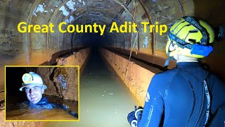 Great County Adit Trip The longest man made drainage tunnel in the World [upl. by Cayser]