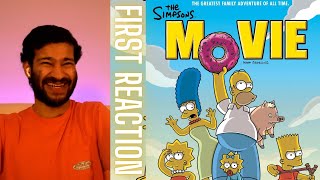 Watching The Simpsons Movie 2007 FOR THE FIRST TIME  Movie Reaction [upl. by Sobel197]