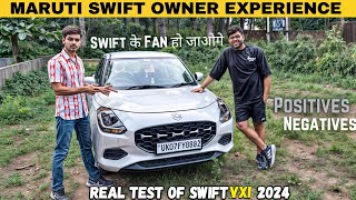 Maruti Swift VXI 2024 🔥 अब कोई Swift को Troll नहीं करेगा ❌ Swift VXI Ownership Review [upl. by Manella415]