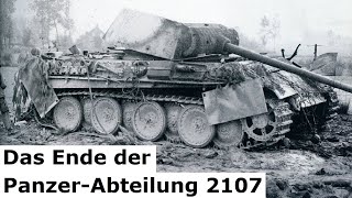 Kampf der Panzer Abteilung 2107 Panther  bis nach Neuburg am Rhein [upl. by Yemorej]