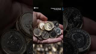 First £1 coins to feature King Charles enter circulation [upl. by Hillel182]