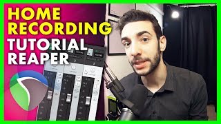 Tutorial REAPER programma per registrare  HOME RECORDING [upl. by Anyala]