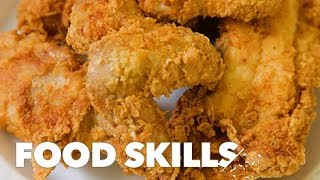 The Perfect PanFried Chicken According to Charles Gabriel  Food Skills [upl. by Zemaj474]