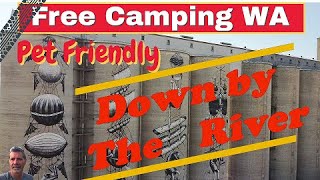 Do you want to free camp on the Avon river  Caravanning Western Australia Pet friendly [upl. by Eirollam]