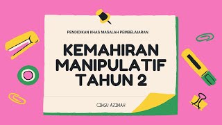 KEMAHIRAN MANIPULATIF TAHUN 2 KSSRPK JARI KREATIF TAPAK TANGAN DAN JARI [upl. by Cusick]