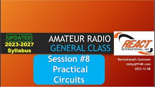 Session 8  General Class 20232027  Amateur Radio Training  by 9Y4R [upl. by Ymmij697]