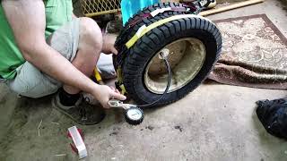 How to Seat a Tire with Ratchet Straps Quick amp Easy Fix [upl. by Raimes76]