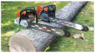 Stihl MS462 vs Husqvarna 572XP  28quot Tsumura lightweight Bars Full Chisel  Full Skip [upl. by Bodrogi]