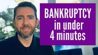 Everything About Bankruptcy In 4 Minutes [upl. by Lebna]