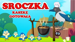 Sroczka kaszkę warzyła gotowała 🐦🐦🐦RYMOWANKI DLA DZIECI [upl. by Ogaitnas162]