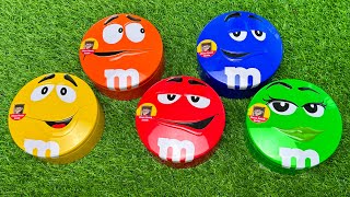 Satisfying Video Unpacking 5 MampMS Containers with Color Candy ASMR ৷ 2024 [upl. by Malissia]