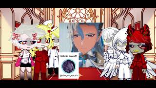 ♡hazbin hotel react to archons 35♡ finished at 100am😭 [upl. by Atidnan]