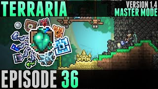 Terraria Master Mode 36  La Quête des Trophées [upl. by Noirred]