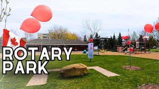 Rotary Park  Calgary Downtown View  4K Virtual Walking Tour Ambiance [upl. by Launce37]