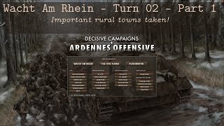 Decisive Campaigns  Ardennes Offensive  Wacht Am Rhein  16 Dec 1944  Turn 02  Part 1 [upl. by Niwled]