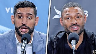 HEATED Amir Khan vs Kell Brook • FULL FINAL PRESS CONFERENCE  Sky Sports Boxing [upl. by Ecirtnom]