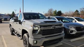 2024 Chevy Silverado 2500 LT Crew Cab Z71 Slate Gray Walk Around Video [upl. by Monica]