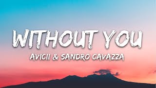 Avicii  Without You Lyrics ft Sandro Cavazza [upl. by Sherar]