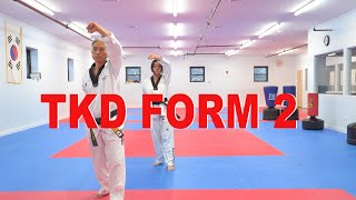 Taekwondo Form 2 Tutorial [upl. by Coussoule]