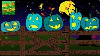 5 Little Pumpkins Sitting on a Gate song  Teal Pumpkin Project version for Food Allergy Awareness [upl. by Enael]