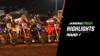 Australian Arenacross Round 1 Highlights  Powered by Protraxx [upl. by Eibbob]