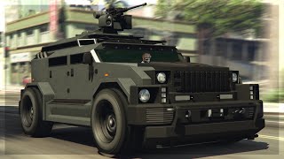 HVY Menacer Customizations Boss Hunting Truck  GTA 5 Online [upl. by Ardnat194]