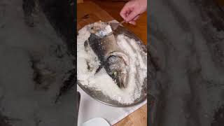 The freshest fish amp seafood in Las Vegas is from Estiatorio Milos inside Venetian Branzino 60 lb [upl. by Mari586]