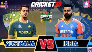 India Vs Australia  Cricket 24 live cricket24 cricket24live indvsaus indiavsaustralia wazirx [upl. by Boyce]