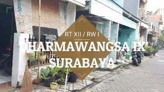 KERJA BAKTI DHARMAWANGSA IX RT 12  RW 1 Kelurahan Airlangga Kecamatan Gubeng Kota Surabaya [upl. by Goldston604]