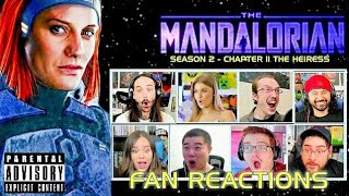 quotIts BOquot FANS REACTIONS to The MANDALORIAN  Chapter 11 The Heiress  Reaction Mash Up [upl. by Iey479]