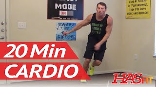 20 Min Cardio Burn  HASfit Cardio Workout to Lose Belly Fat and all fat  Cardio Exercises [upl. by Stannfield879]