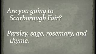 Simon amp Garfunkel  Scarborough Fair Full Version Lyrics [upl. by Rosenberg922]