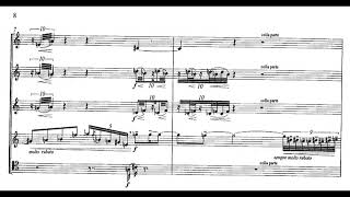 György Kurtág  Wind Quintet Op2 1959 ScoreVideo [upl. by Boycie]