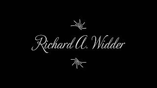 Memorial Video  Richard A Widder [upl. by Lihcox439]