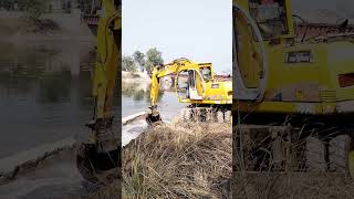 Excavator machine fills the Belarus Tractor trolley shortvideo pakistan farooqabad [upl. by Rehpotsirhcnhoj]