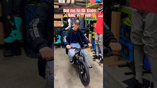 Motorrad für Kinder 🚳 fährt 40kmh 😱 KRASS bike biker chrisböhm [upl. by Lexie479]