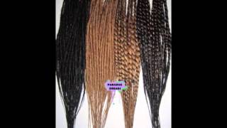 Dreadlocks synthétiques  dreads  rajout  tresse [upl. by Keelby620]