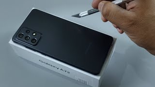 Samsung A72 Unboxing amp Camera Test  Black Colour [upl. by Wynnie]