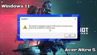 CARA MENGATASI TPM 20 VALORANT WINDOWS 11 [upl. by Harvey888]