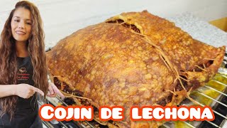 Cómo hacer COJÍN DE LECHONA para doce personas FACIL Y DELICIOSA😋🇨🇴 [upl. by Koorb901]