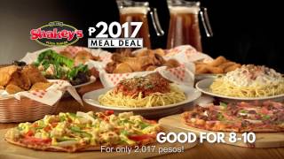 Shakeys P2017 Meal Deal TVC [upl. by Leahcimsemaj]