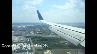 Continental Airlines I 757200WL I Newark Arrival [upl. by Naujej]