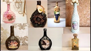 7 glass bottle ideas  Diy recycled glass bottles [upl. by Bollinger]